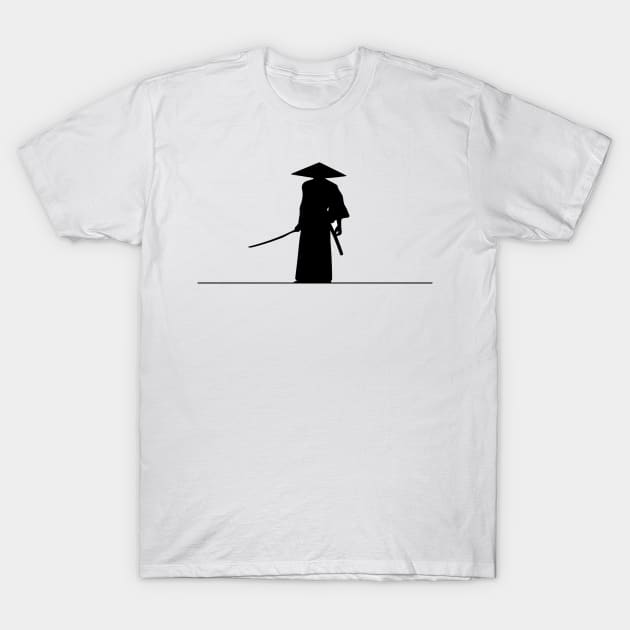 Shadow of the Samurai T-Shirt by mohammadimamhossain